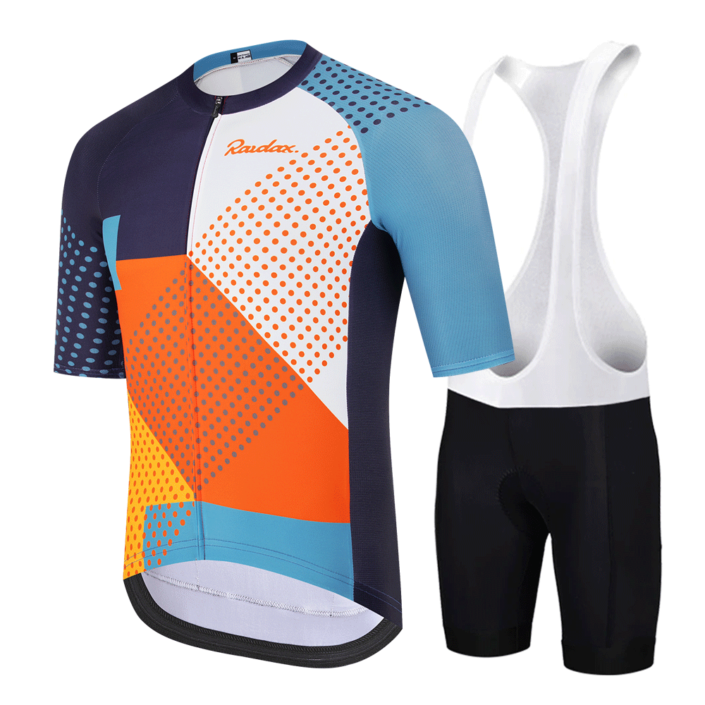 Cycling Commuter Shorts - RAUDAX Set Jersey Bersepeda Pria Jersey