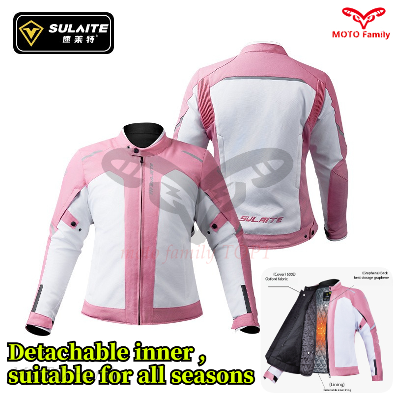 Cycling Commute Jacket - Setelan bersepeda motor wanita 4 musim,