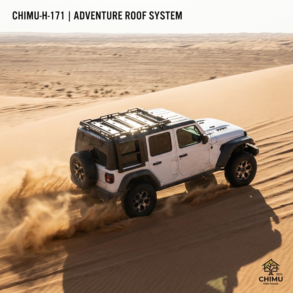 Cargo Rack Aluminum - 【CHIMU HOME】 untuk Wrangler JL JLU