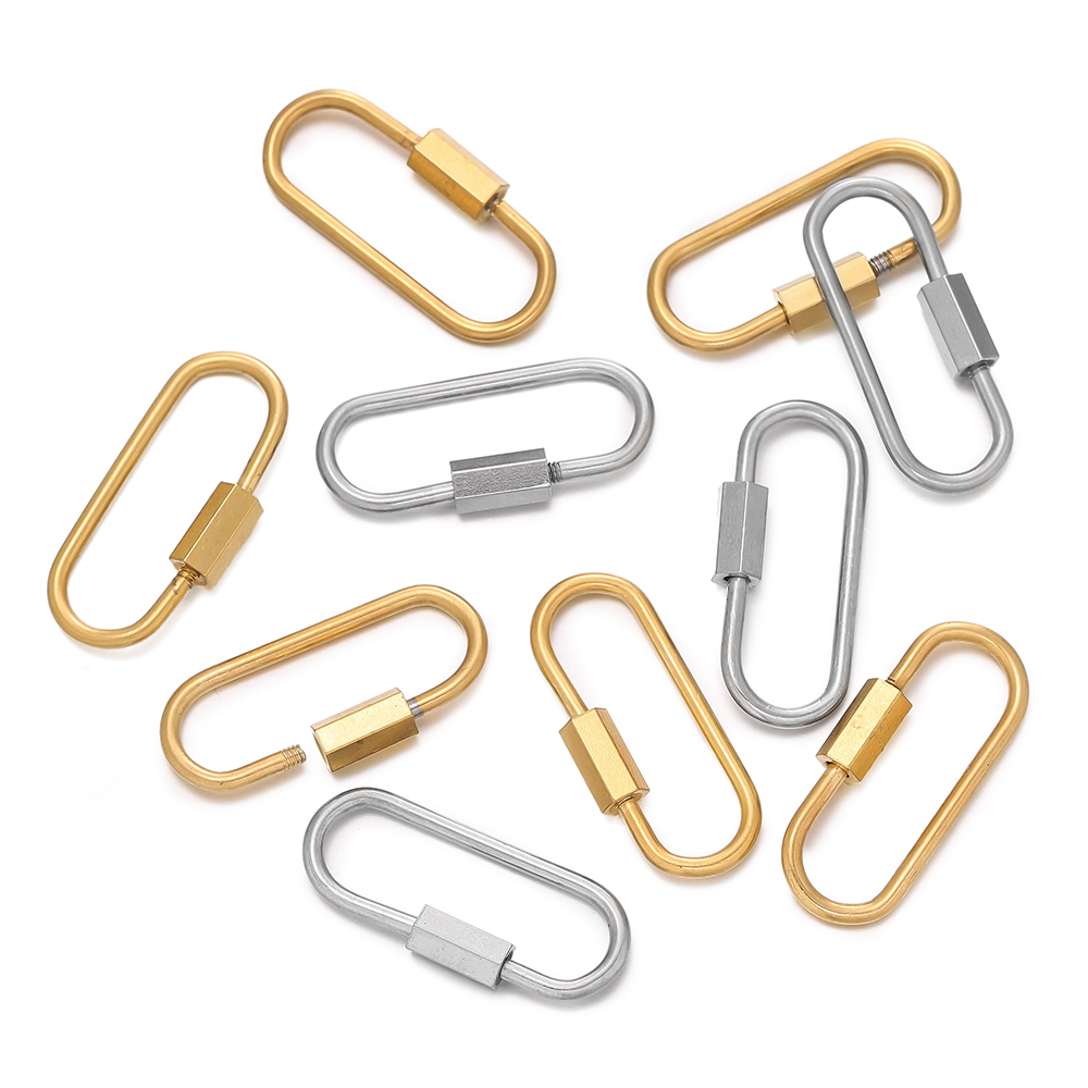 U Lock Heavy Duty - 5 buah cincin kait cepat baja