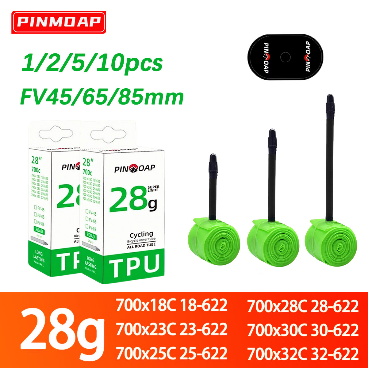 Inner Tube 700C - 1/2/5/10 Buah Ban Dalam Sepeda Jalan