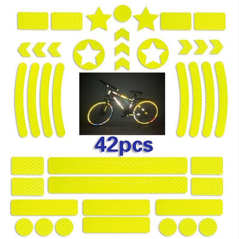 Stiker Hub roda reflektif, per - Spoke Reflector Set ulasan dan harga