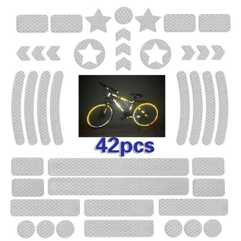 Stiker Hub roda reflektif, per - Spoke Reflector Set ulasan dan harga
