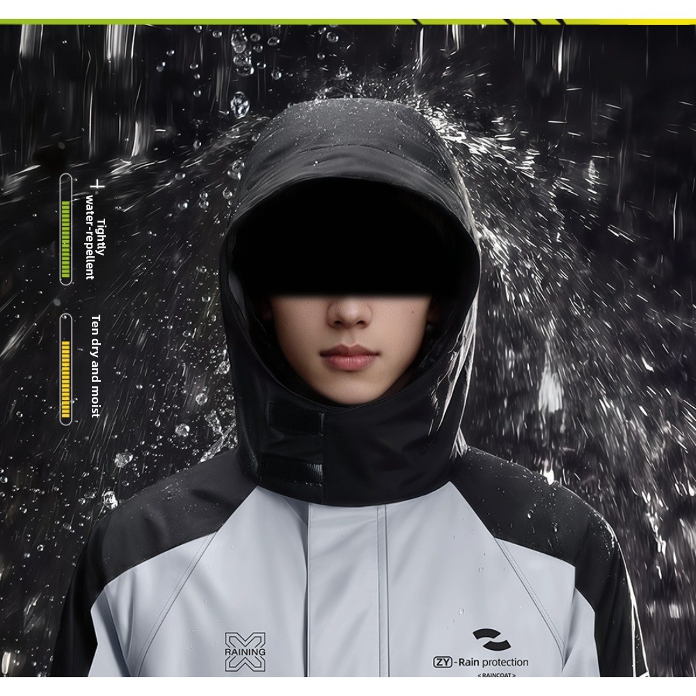 Setelan Jas Hujan Sepeda Motor - Cycling Commute Jacket ulasan dan harga