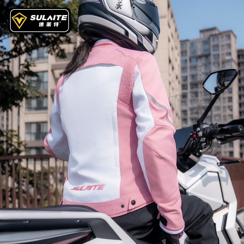 Setelan bersepeda motor wanita - Cycling Commute Jacket ulasan dan harga