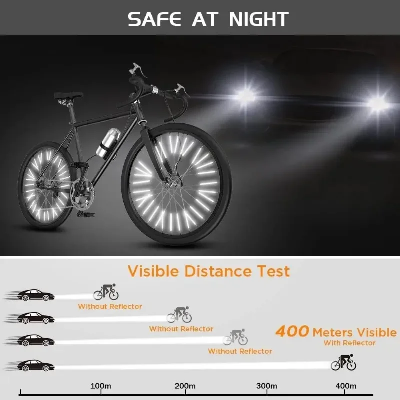 12 Buah/Set Klip Dudukan Refle - Spoke Reflector Set ulasan dan harga