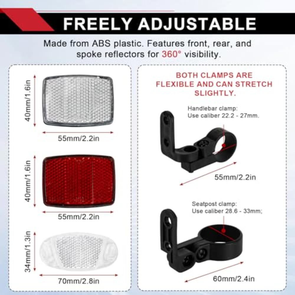 8PCS Set Reflektor Sepeda untu - Spoke Reflector Set ulasan dan harga