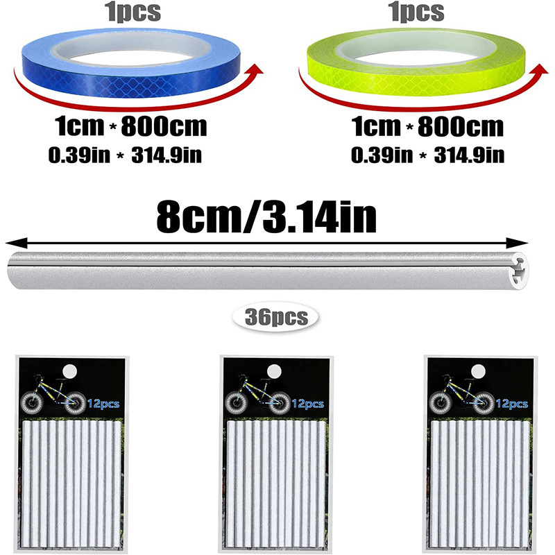 Reflektor Jari-jari Sepeda Hij - Spoke Reflector Set ulasan dan harga