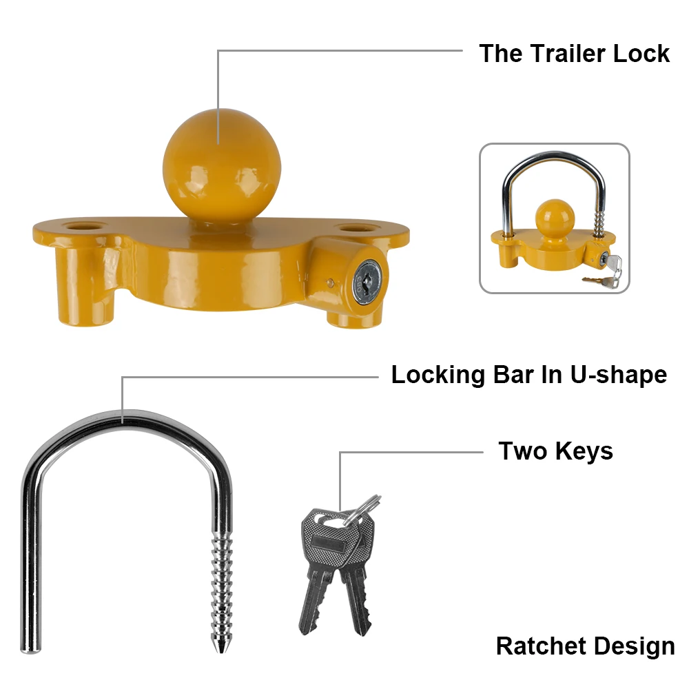 Bola derek keamanan Anti Malin - U Lock Heavy Duty ulasan dan harga