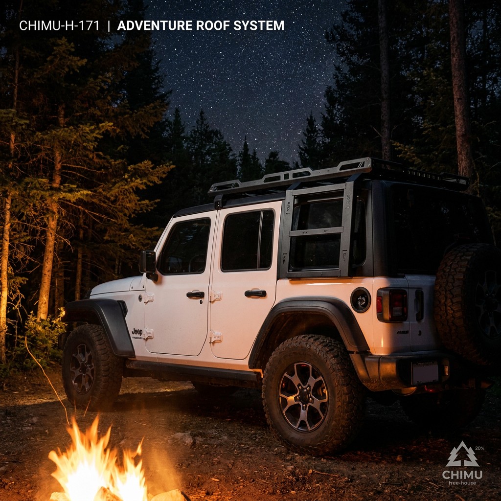 【CHIMU HOME】 untuk Wrangler JL - Cargo Rack Aluminum ulasan dan harga
