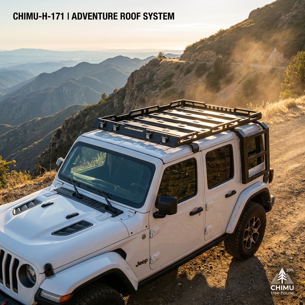 【CHIMU HOME】 untuk Wrangler JL - Cargo Rack Aluminum ulasan dan harga